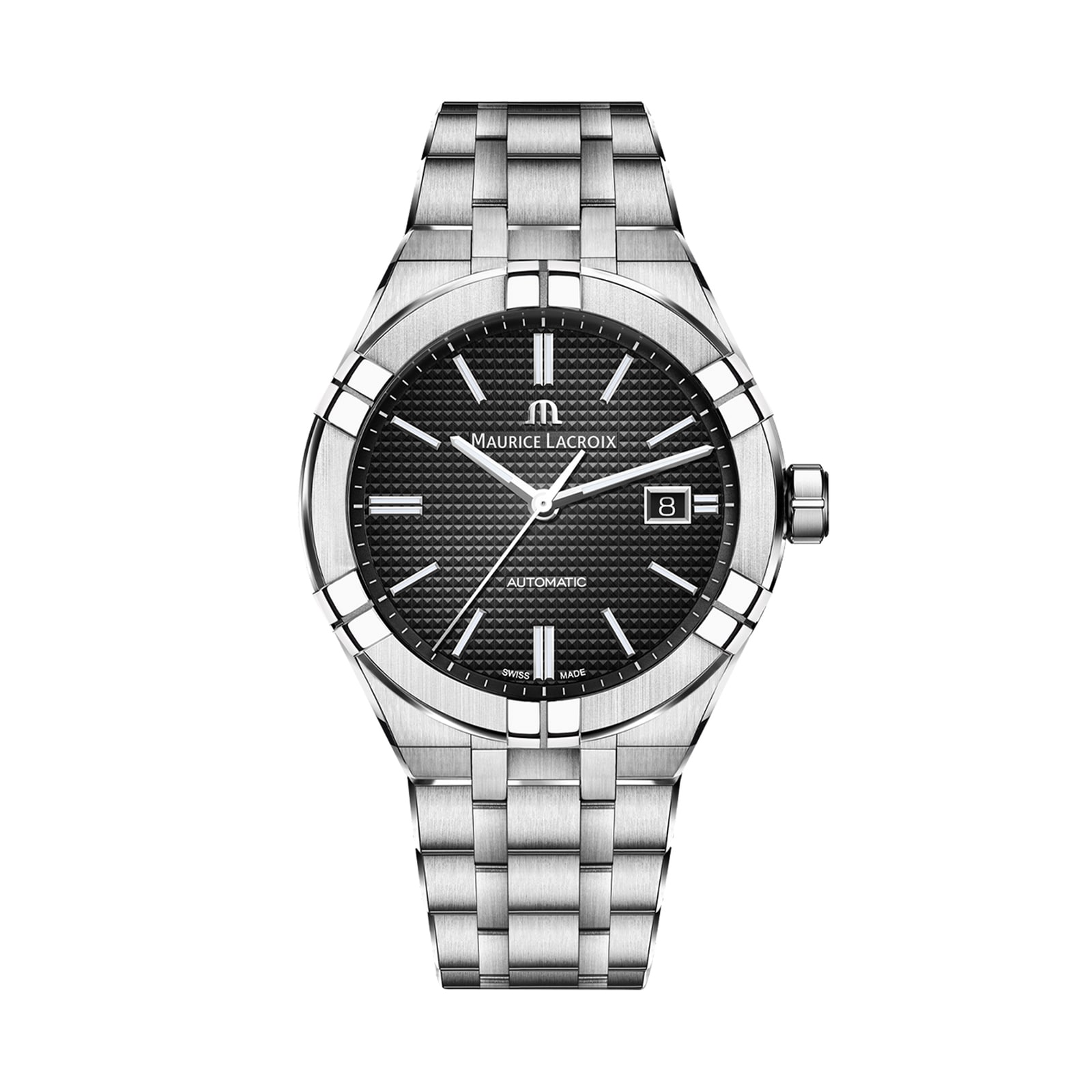 Aikon Automatic Date 42mm Mens Watch Black Aikon Automatic Date 42mm Mens Watch Black
