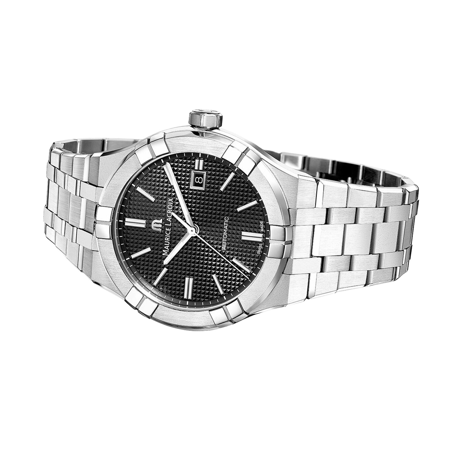 Maurice Lacroix Aikon Automatic Date 42mm Mens Watch Black
