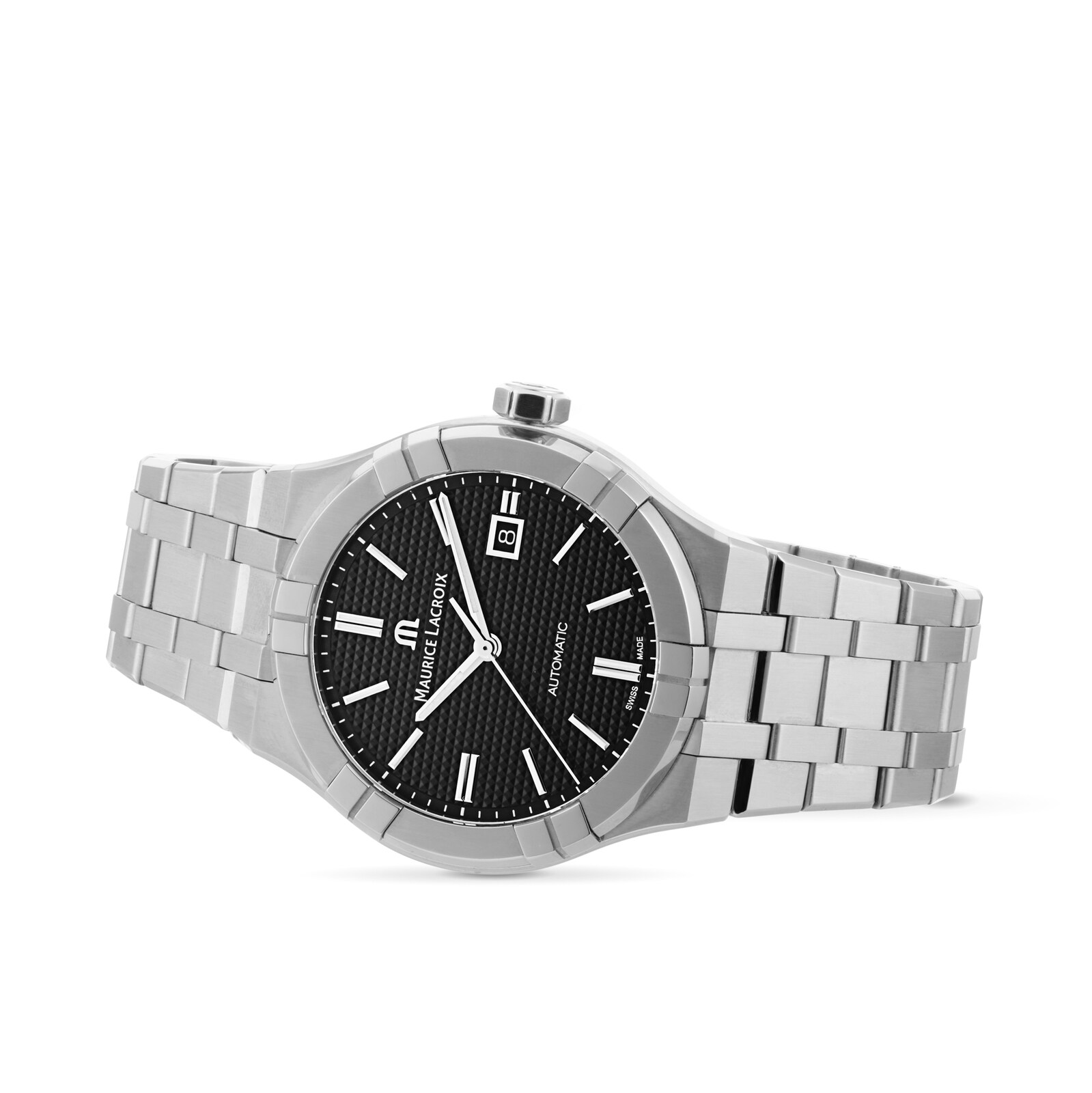 Maurice Lacroix Aikon Automatic Date 42mm Mens Watch Black