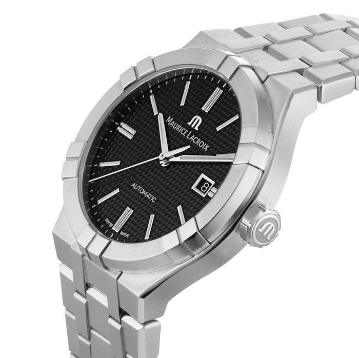 Maurice Lacroix Aikon Automatic Date 42mm Mens Watch Black