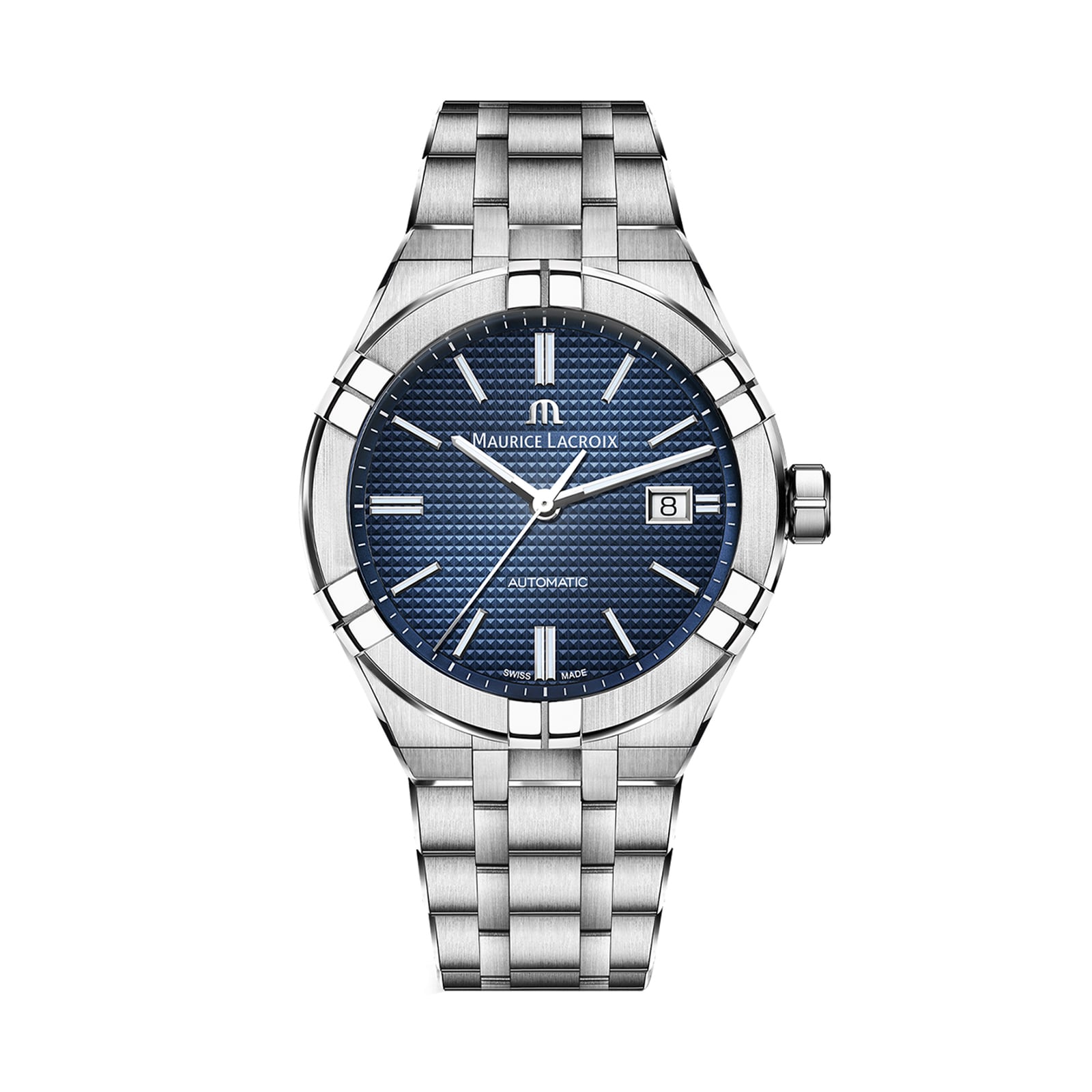 Maurice Lacroix Aikon Automatic Date 42mm Mens Watch Navy