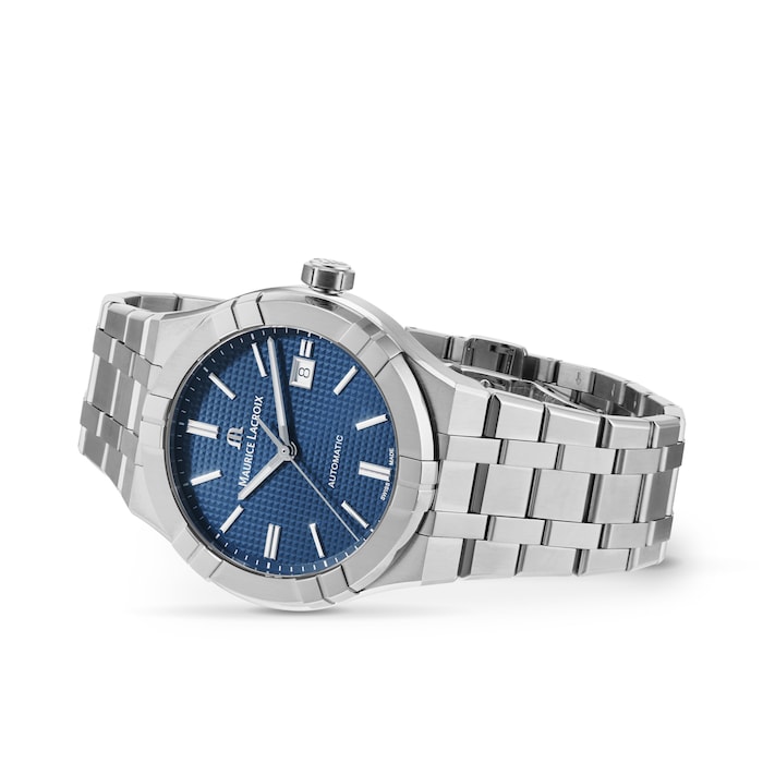 Maurice Lacroix Aikon Automatic Date 42mm Mens Watch Navy