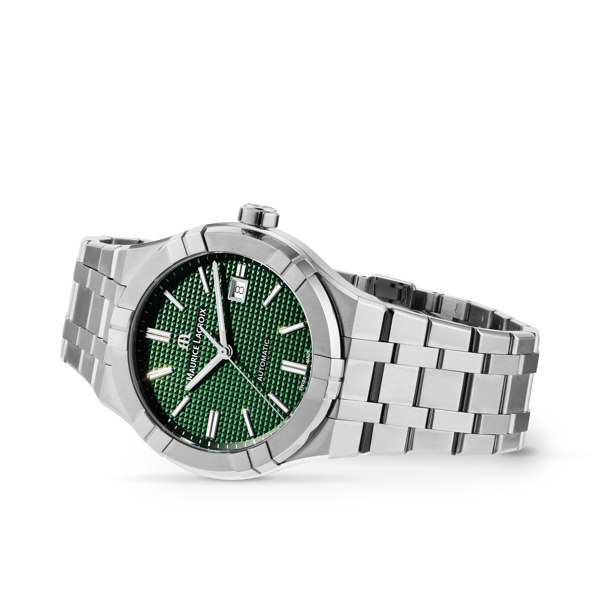 Maurice Lacroix Aikon Automatic Date 42mm Mens Watch Green