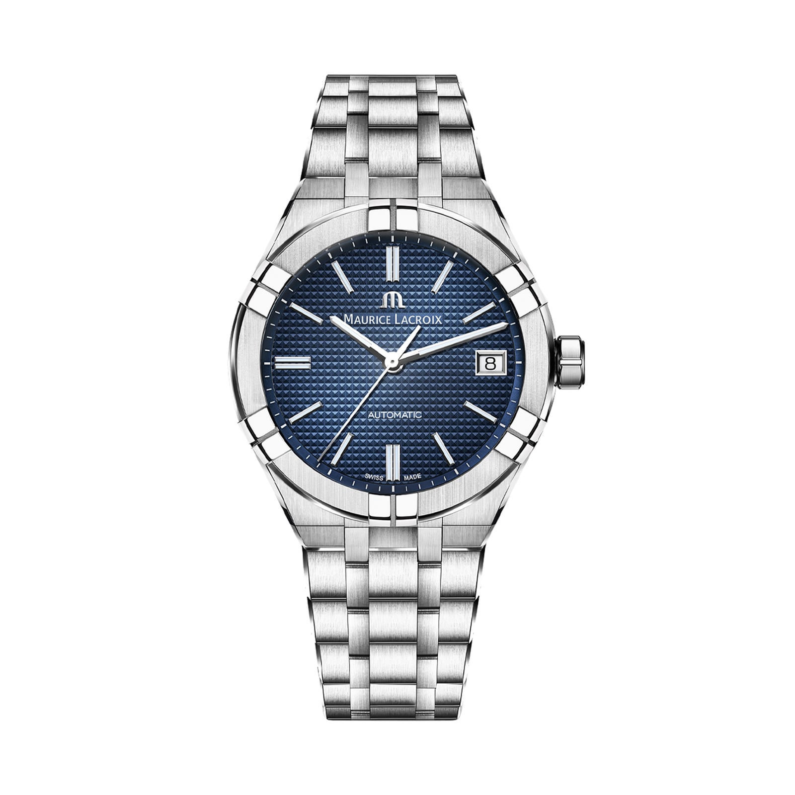 Aikon Automatic Date 39mm Mens Watch Navy