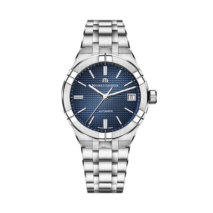 Maurice Lacroix Aikon Automatic Date 39mm Mens Watch Navy