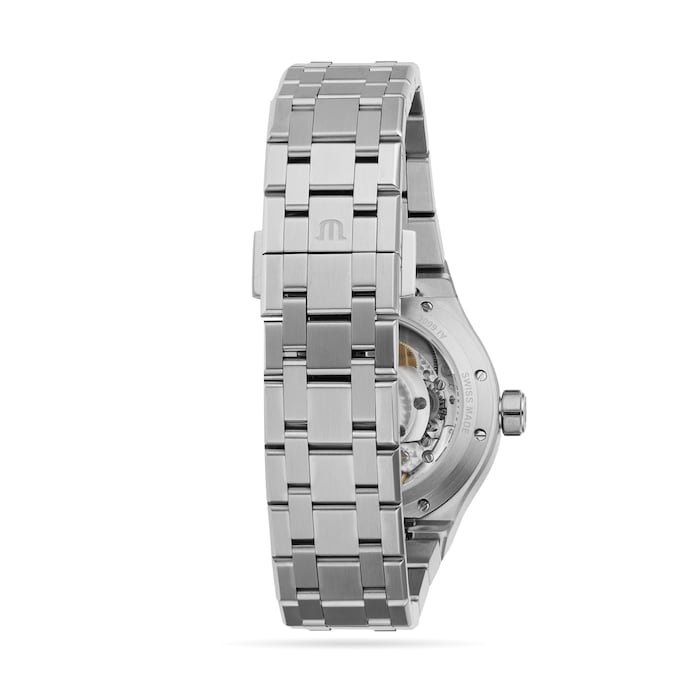 Maurice Lacroix Aikon Automatic Date 35mm Ladies Watch Black Mother Of Pearl