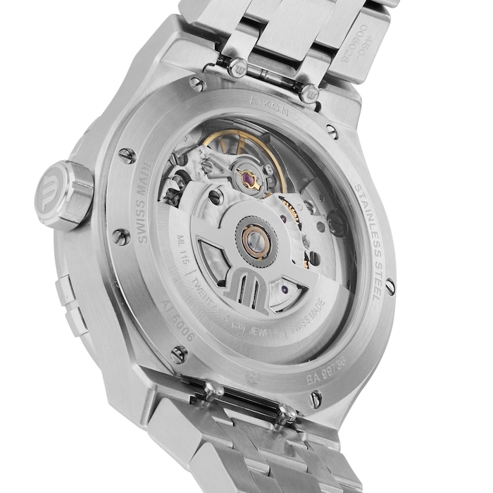 Maurice Lacroix Aikon Automatic Date 35mm Ladies Watch Black Mother Of Pearl