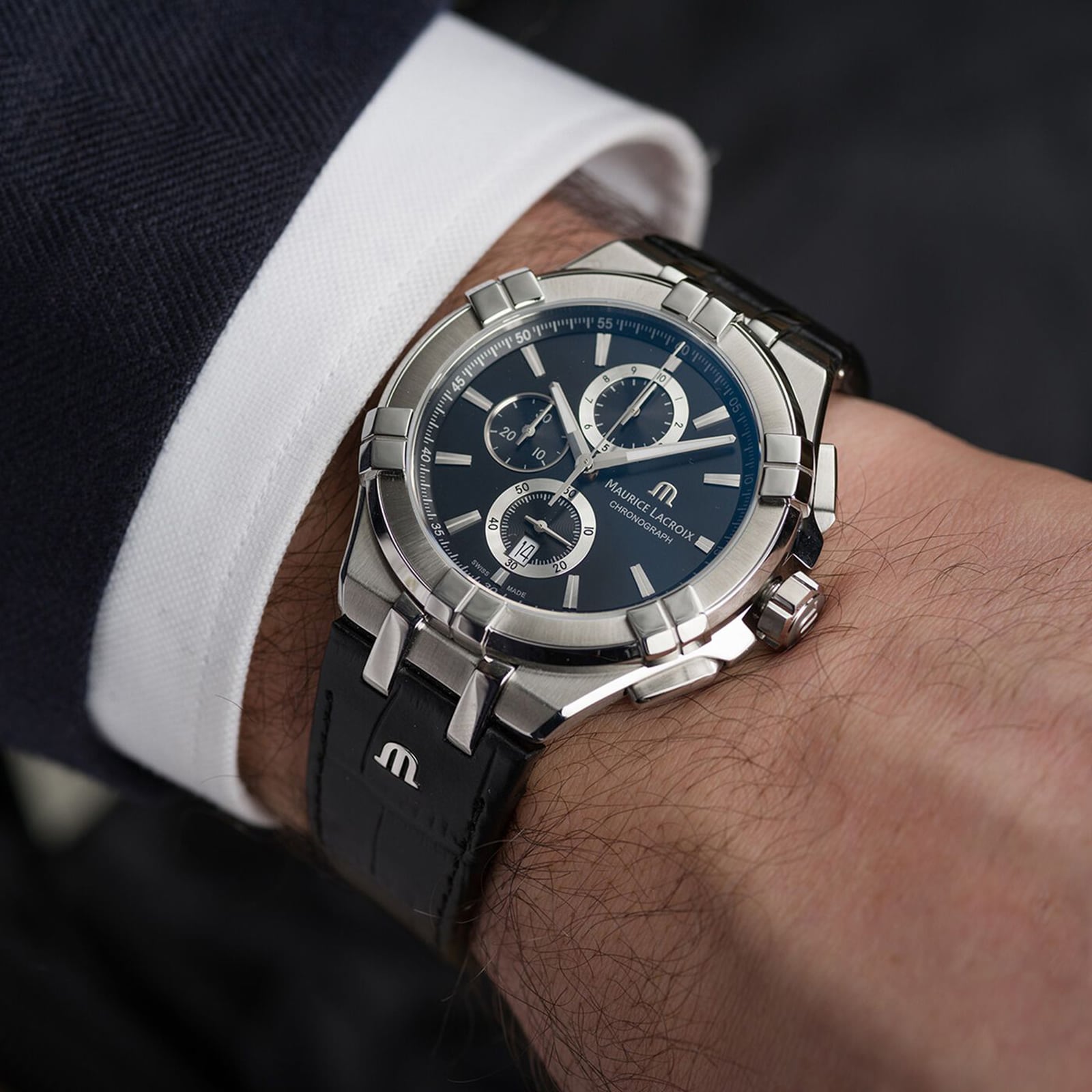 Maurice lacroix 2025 aikon quartz chronograph