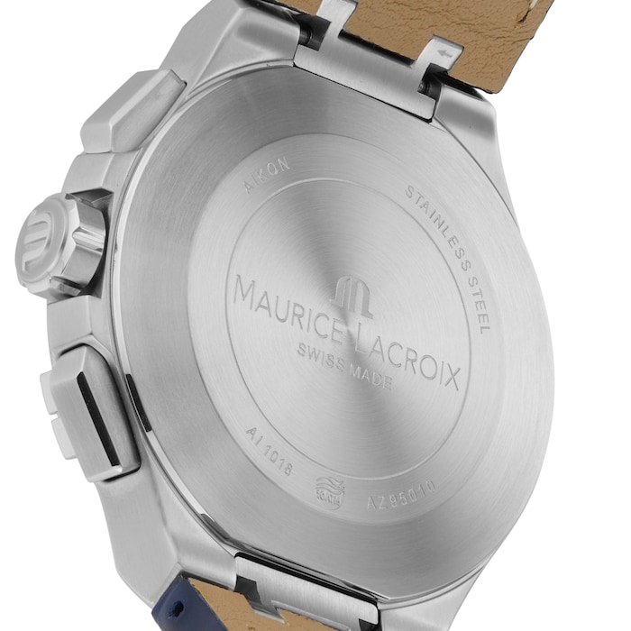 Maurice Lacroix Aikon Quartz Chronograph 43.5mm Mens Watch Blue