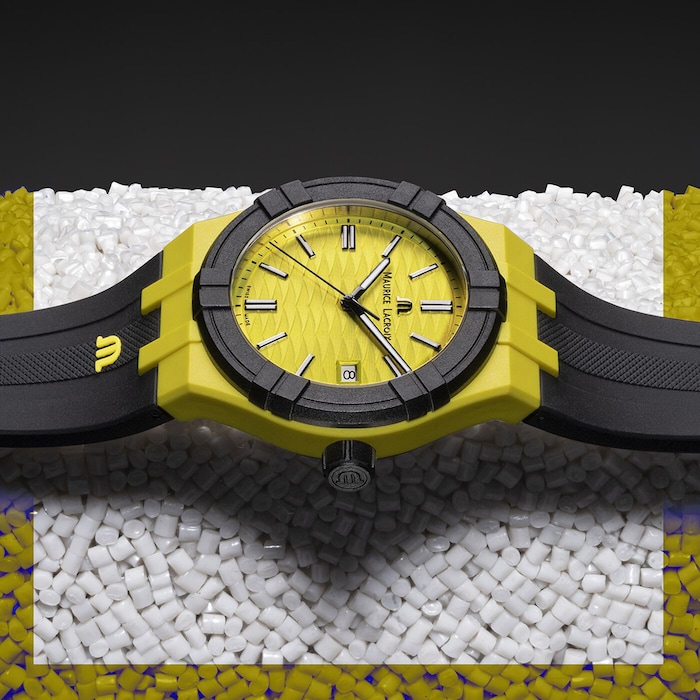 Maurice Lacroix Aikon Tide 40mm Mens Watch Yellow