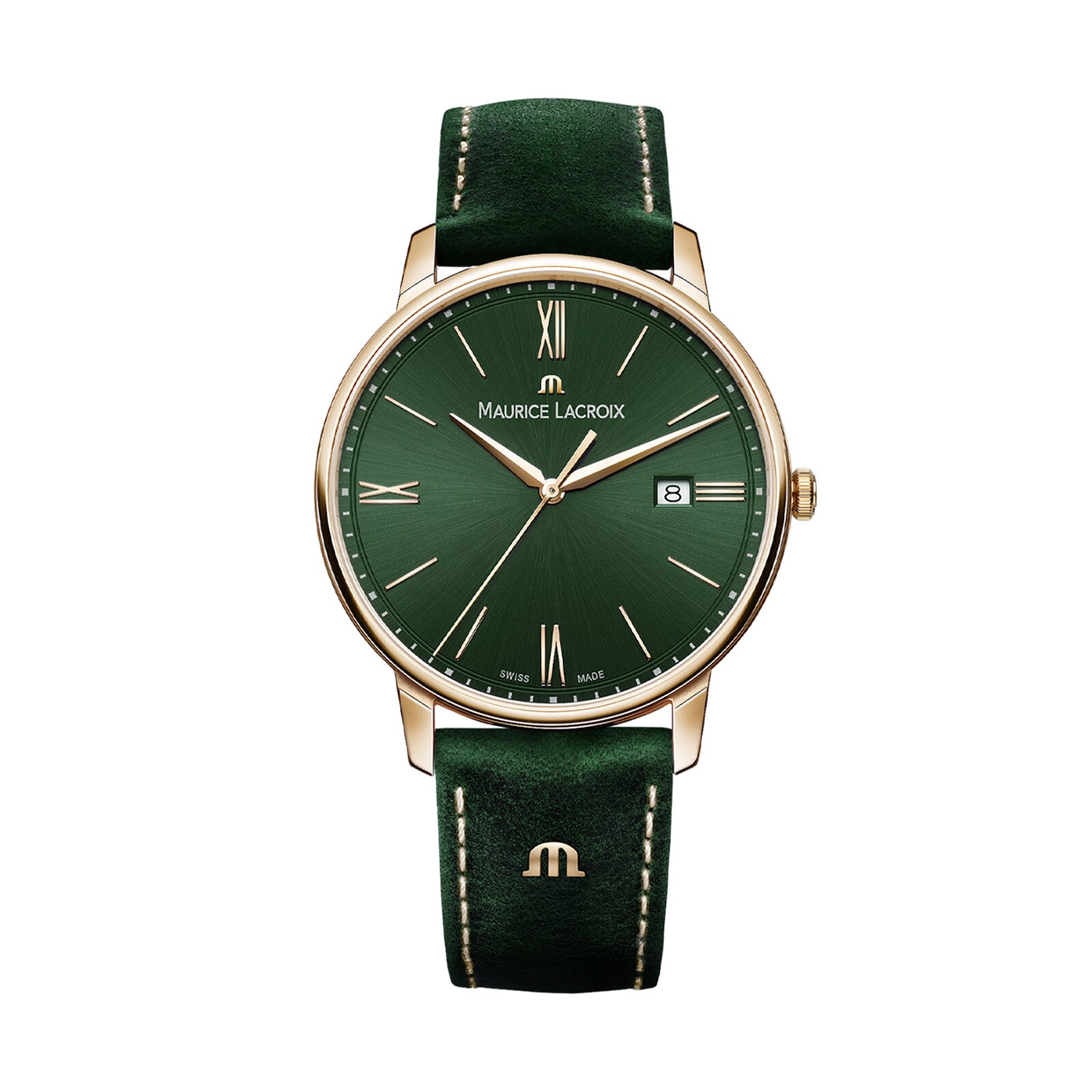 Maurice Lacroix Eliros Date 40mm Mens Watch Green Maurice Lacroix Eliros Date 40mm Mens Watch Green