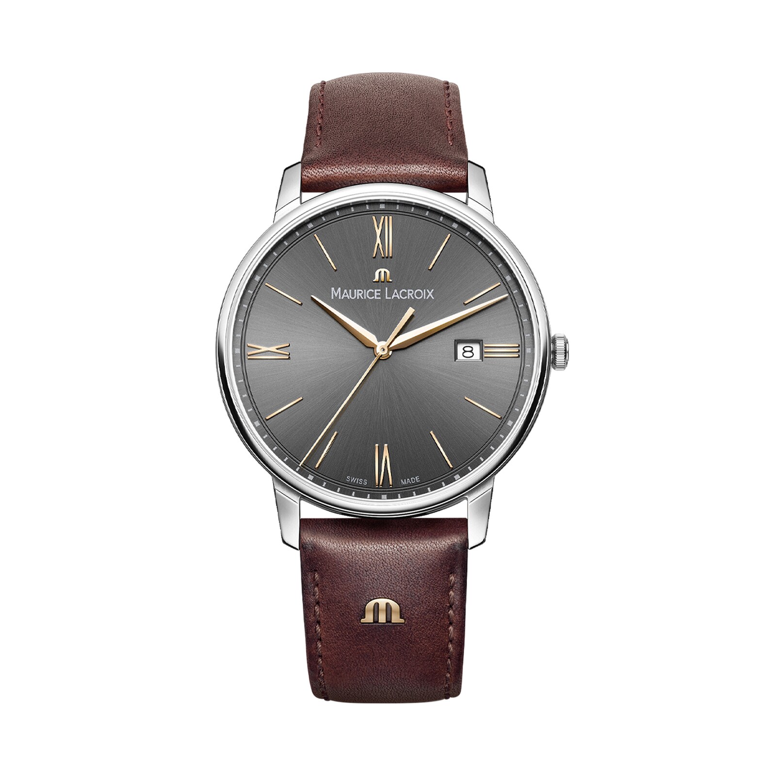 Maurice Lacroix Eliros Date 40mm Mens Watch Grey Maurice Lacroix Eliros Date 40mm Mens Watch Grey