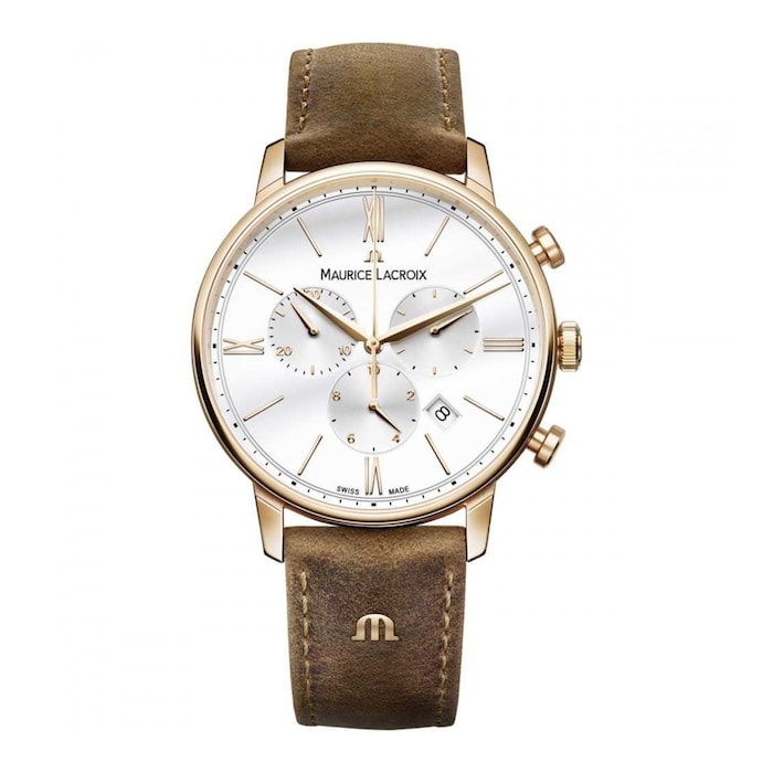 Maurice Lacroix Eliros Chronograph Mens 40mm Mens Watch Silver
