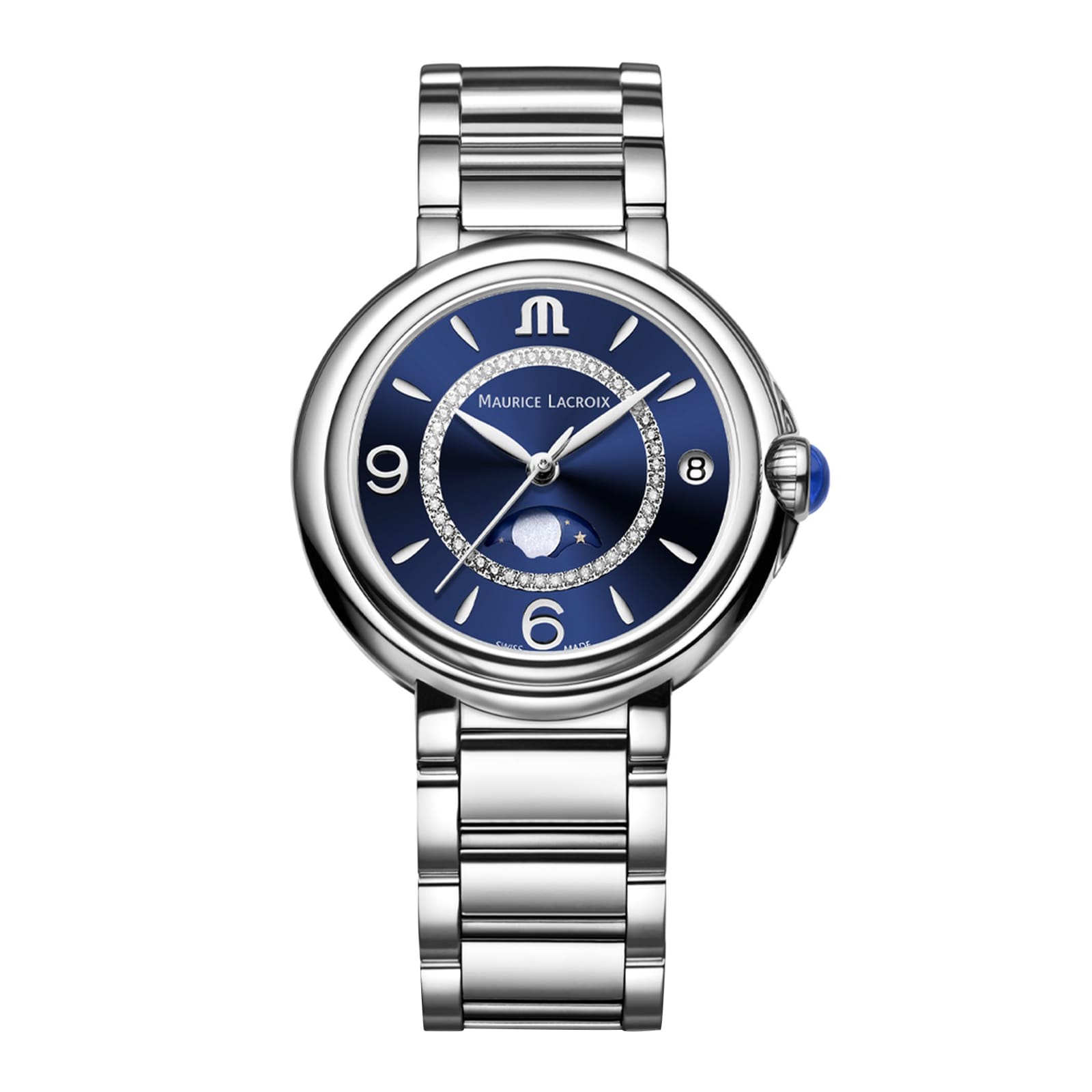 Fiaba Moonphase 32mm Ladies Watch Blue