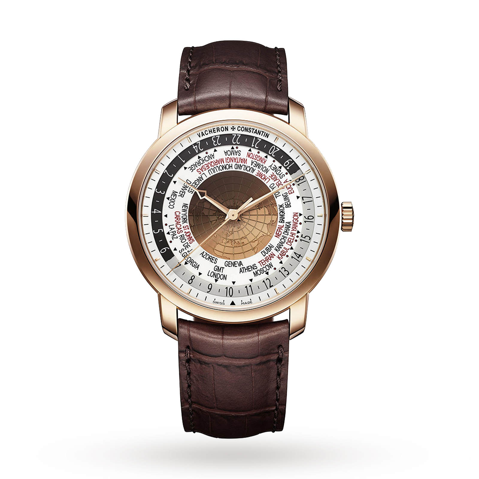 Vacheron Constantin Traditionelle World Time Mens Watch