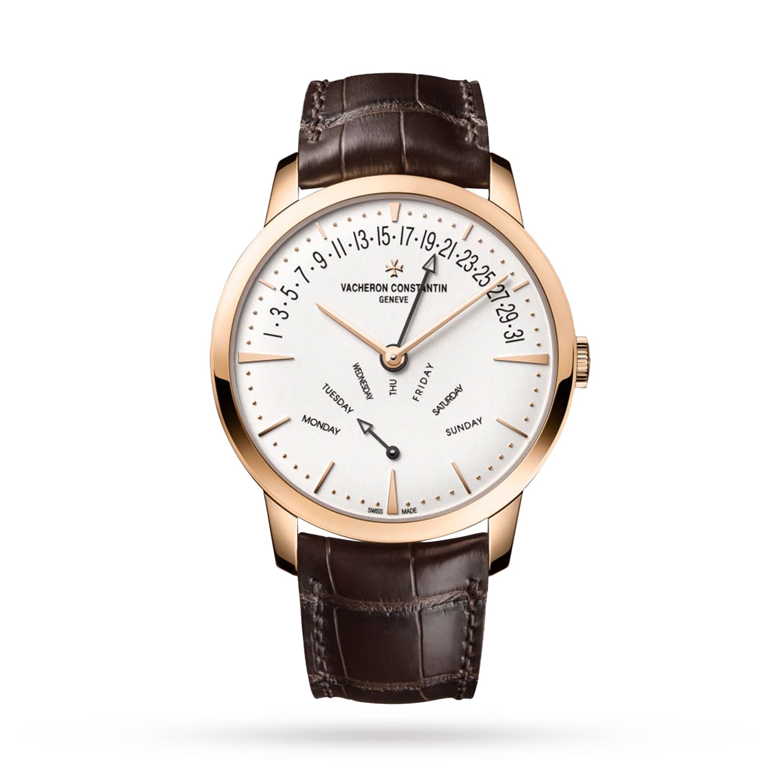 Patrimony Retrograde Day Date 42.5mm Pink Gold