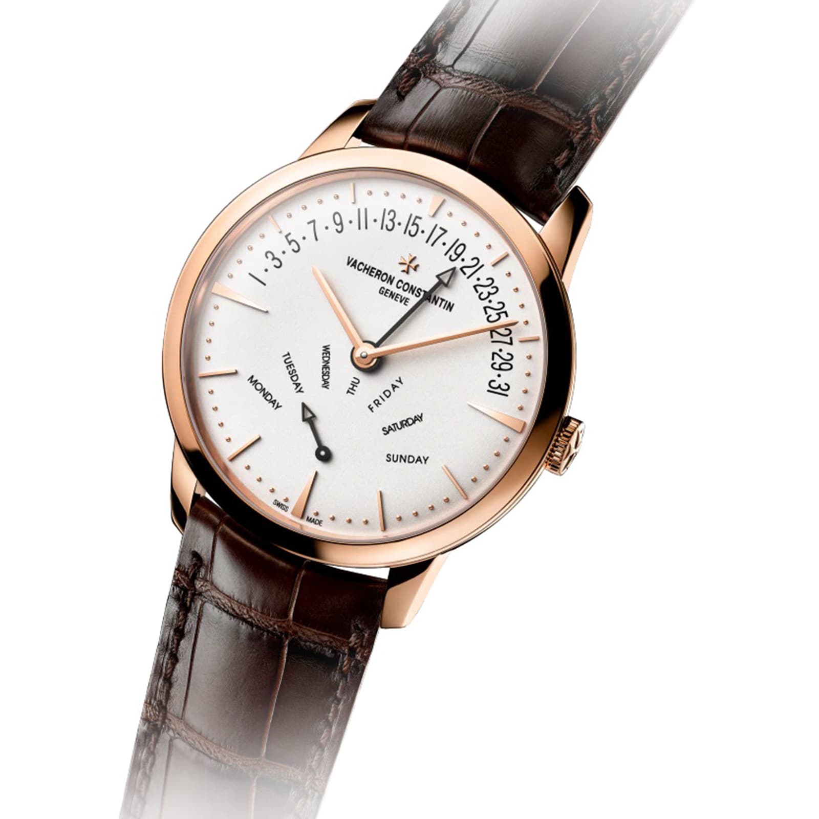 Patrimony Retrograde Day Date 42.5mm Pink Gold