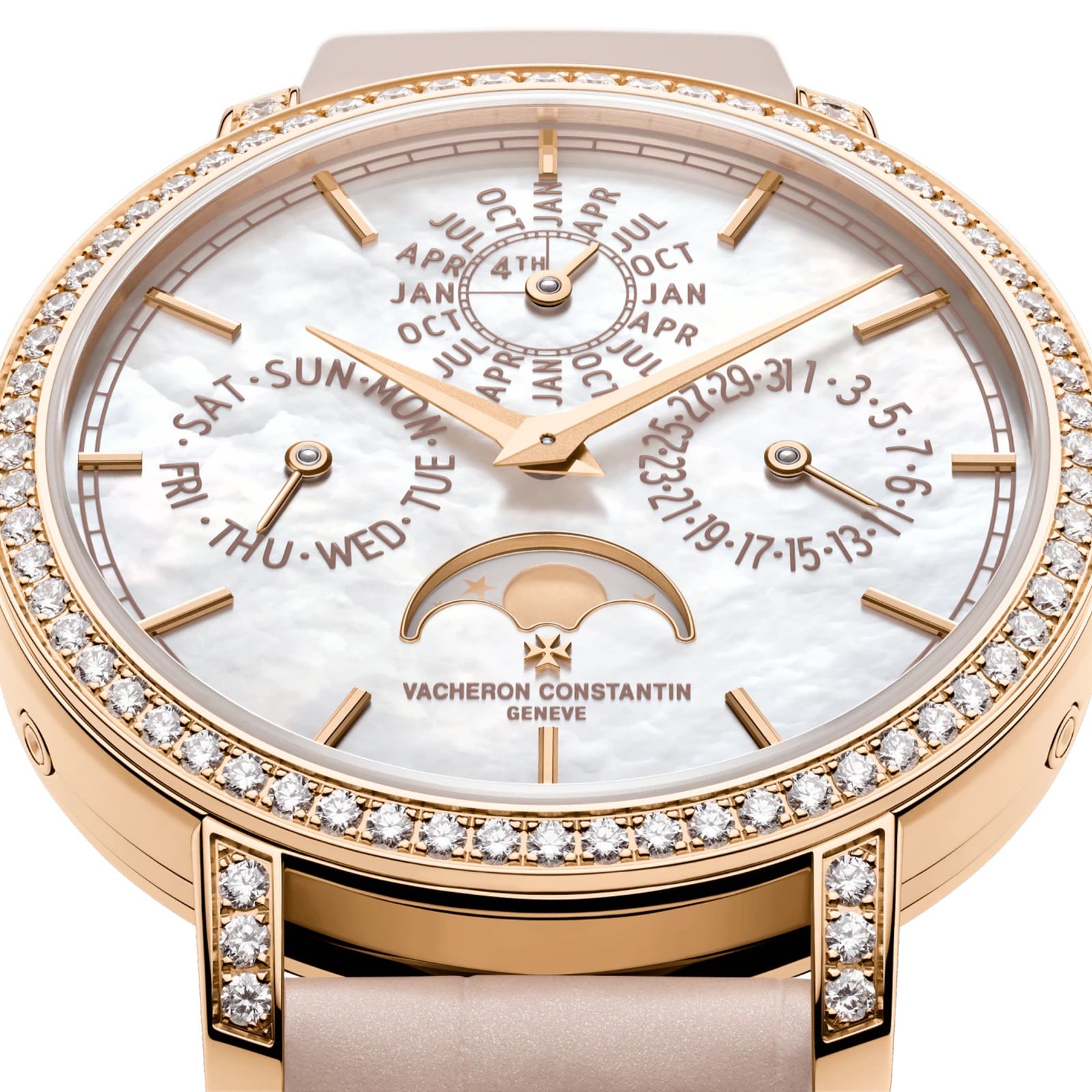 Traditionelle Perpetual Calendar Ultra Thin 36.5mm Pink Gold