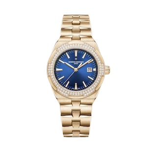 Vacheron Constantin Overseas Self-Winding 35mm Ladies Watch Blue Interchangeable Strap
