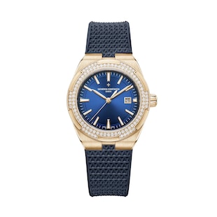 Vacheron Constantin Overseas Self-Winding 35mm Ladies Watch Blue Interchangeable Strap