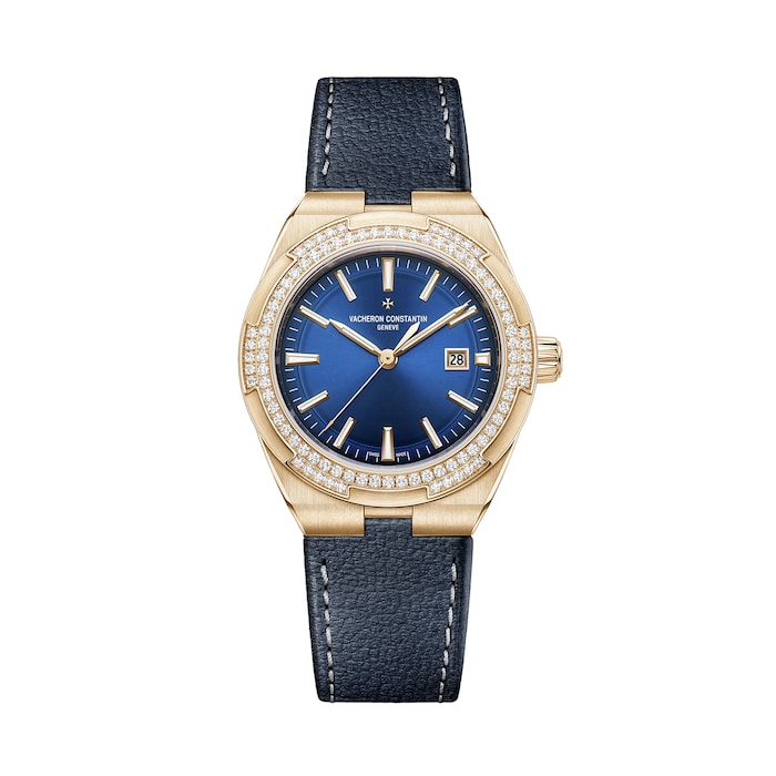 Vacheron Constantin Overseas Self-Winding 35mm Ladies Watch Blue Interchangeable Strap