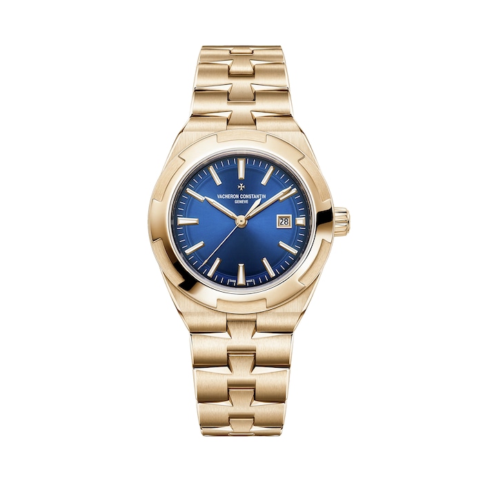 Vacheron Constantin Overseas Self-Winding 34.5mm Ladies Watch Blue Interchangeable Strap