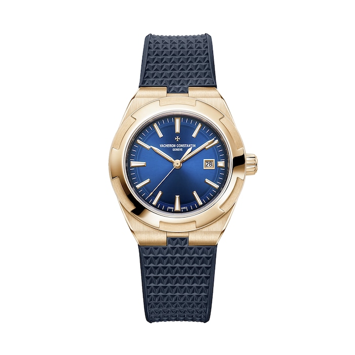 Vacheron Constantin Overseas Self-Winding 34.5mm Ladies Watch Blue Interchangeable Strap