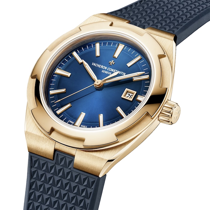 Vacheron Constantin Overseas Self-Winding 34.5mm Ladies Watch Blue Interchangeable Strap