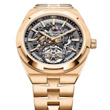 Vacheron Constantin Overseas Tourbillon Skeleton 42.5mm Pink Gold Watch