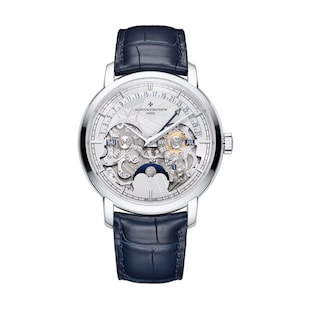 Vacheron Constantin Traditionnelle Perpetual Calendar Retrograde Date Openface 41mm Watch Platinum