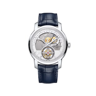 Vacheron Constantin Traditionnelle Tourbillon Retrograde Date Openface 41mm Watch Platinum