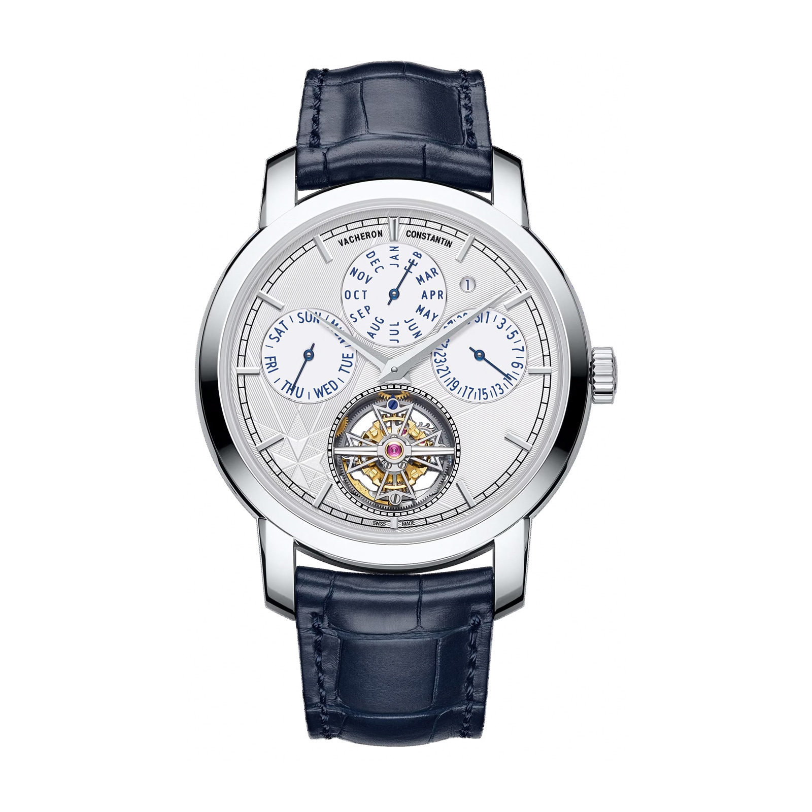 Vacheron Constantin Traditionnelle Tourbillon Perpetual Calendar 42mm Watch Platinum