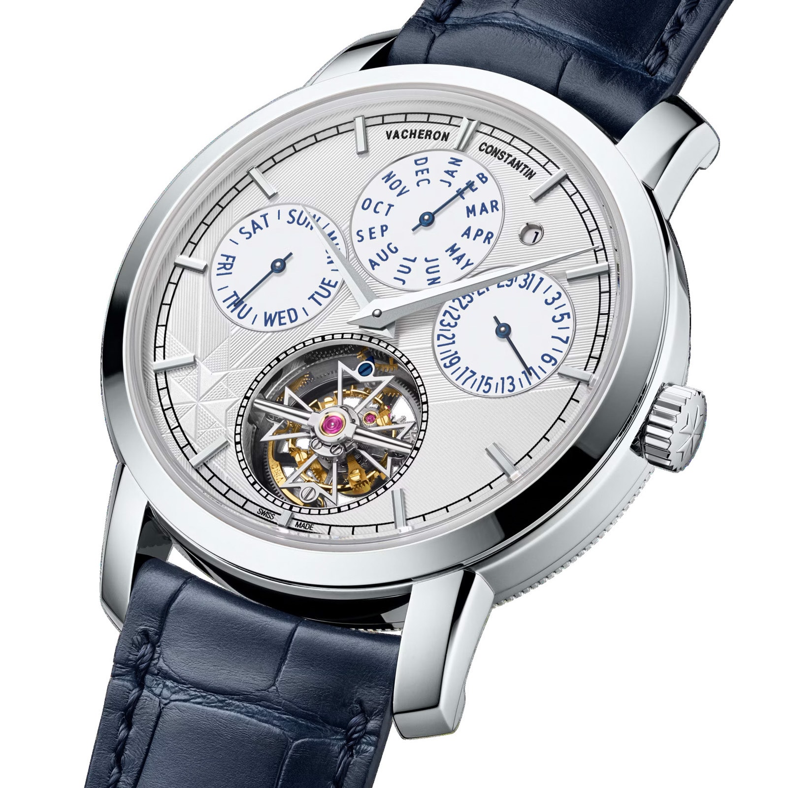 Vacheron Constantin Traditionnelle Tourbillon Perpetual Calendar 42mm Watch Platinum Vacheron Constantin Traditionnelle Tourbillon Perpetual Calendar 42mm Watch Platinum