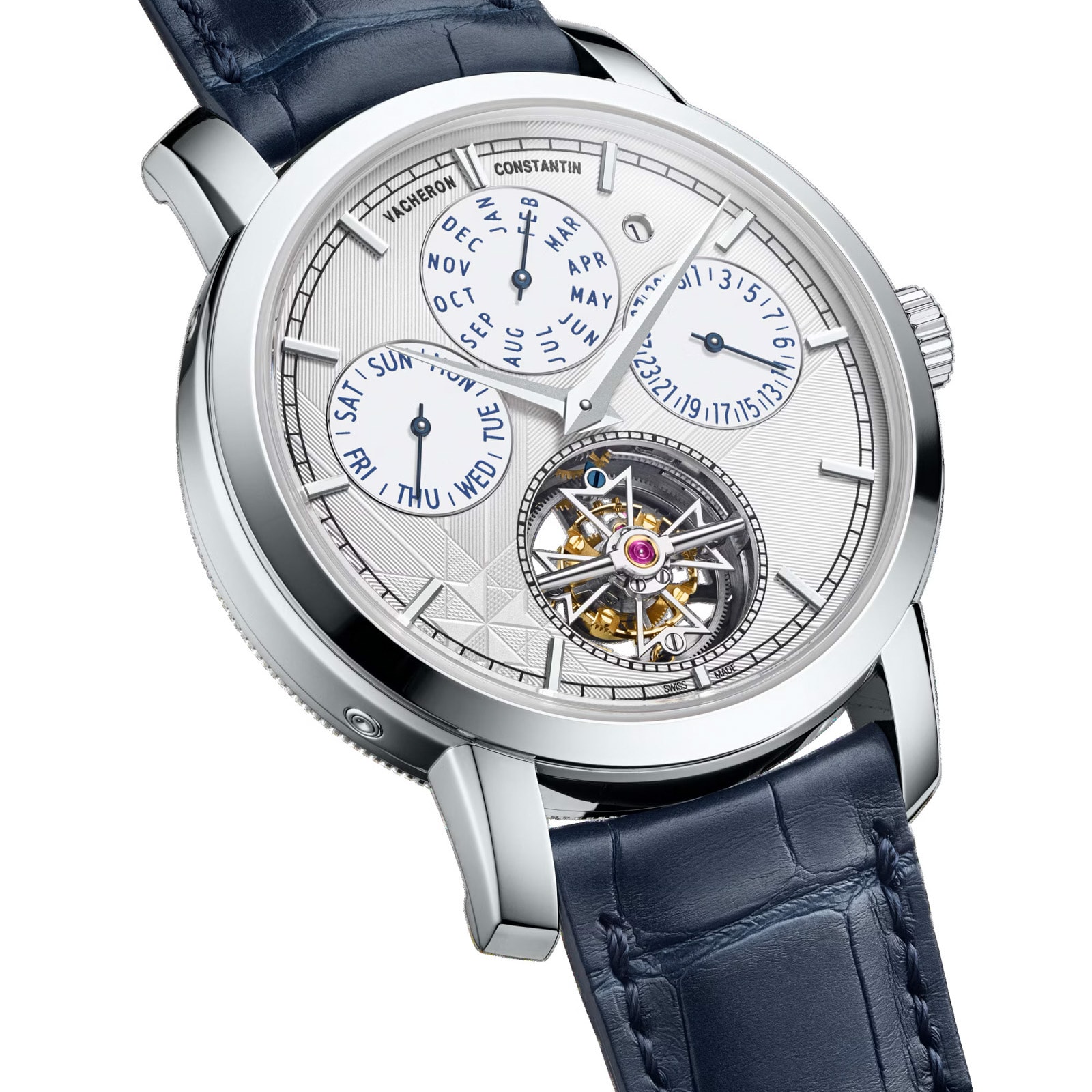 Vacheron Constantin Traditionnelle Tourbillon Perpetual Calendar 42mm Watch Platinum Vacheron Constantin Traditionnelle Tourbillon Perpetual Calendar 42mm Watch Platinum