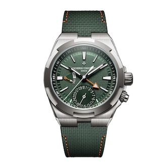 Vacheron Constantin Overseas Dual Time 41mm Mens Watch Green