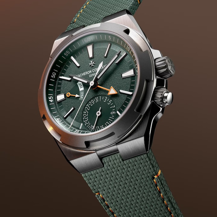 Vacheron Constantin Overseas Dual Time 41mm Mens Watch Green