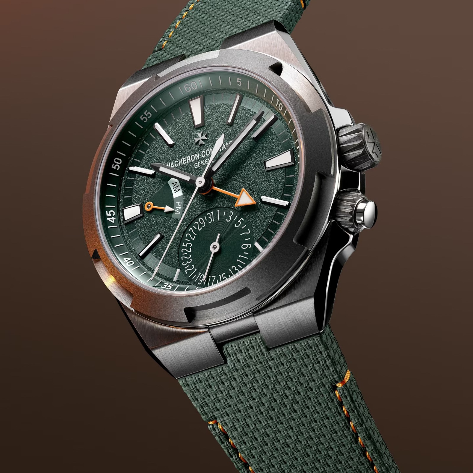 Vacheron Constantin Overseas Dual Time 41mm Mens Watch Green