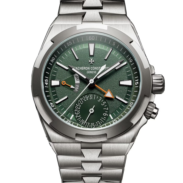Vacheron Constantin Overseas Dual Time 41mm Mens Watch Green