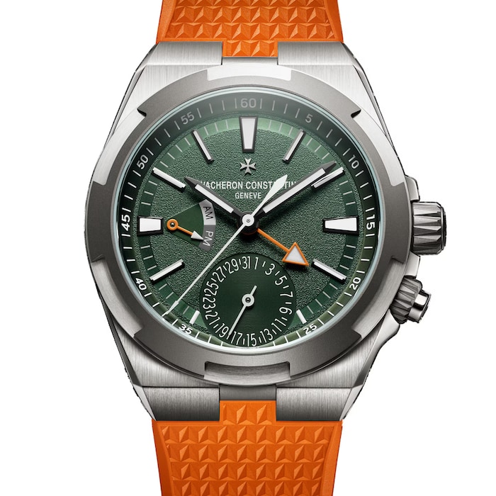 Vacheron Constantin Overseas Dual Time 41mm Mens Watch Green