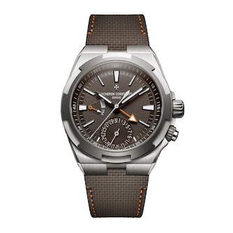 Vacheron Constantin Overseas Dual Time 41mm Mens Watch Brown