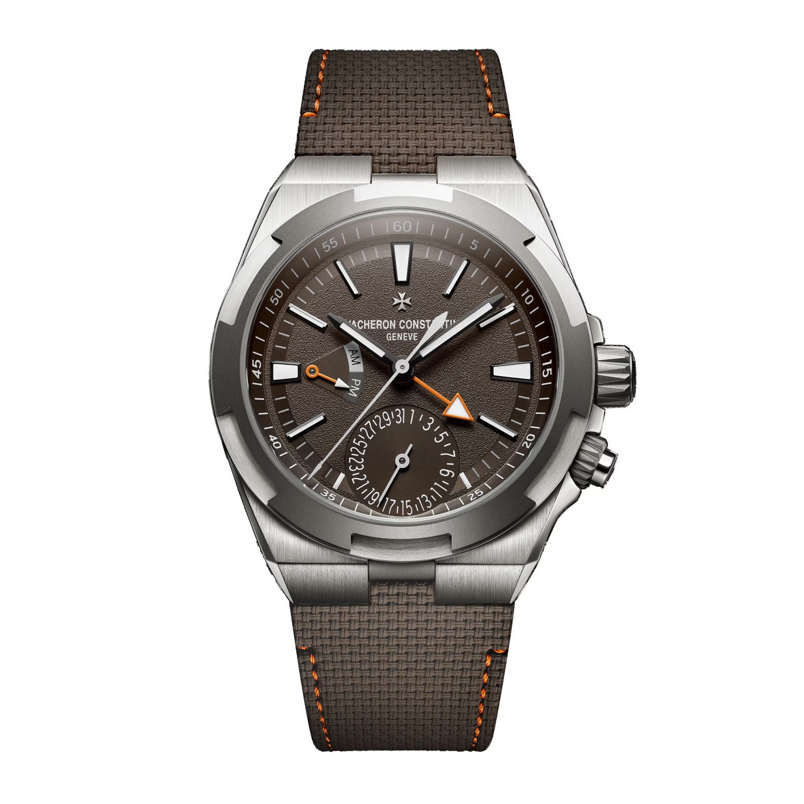 Vacheron Constantin Overseas Dual Time 41mm Mens Watch Brown