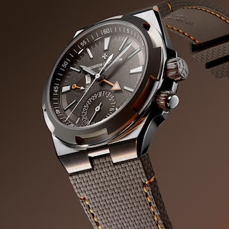 Vacheron Constantin Overseas Dual Time 41mm Mens Watch Brown