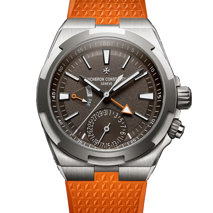 Vacheron Constantin Overseas Dual Time 41mm Mens Watch Brown