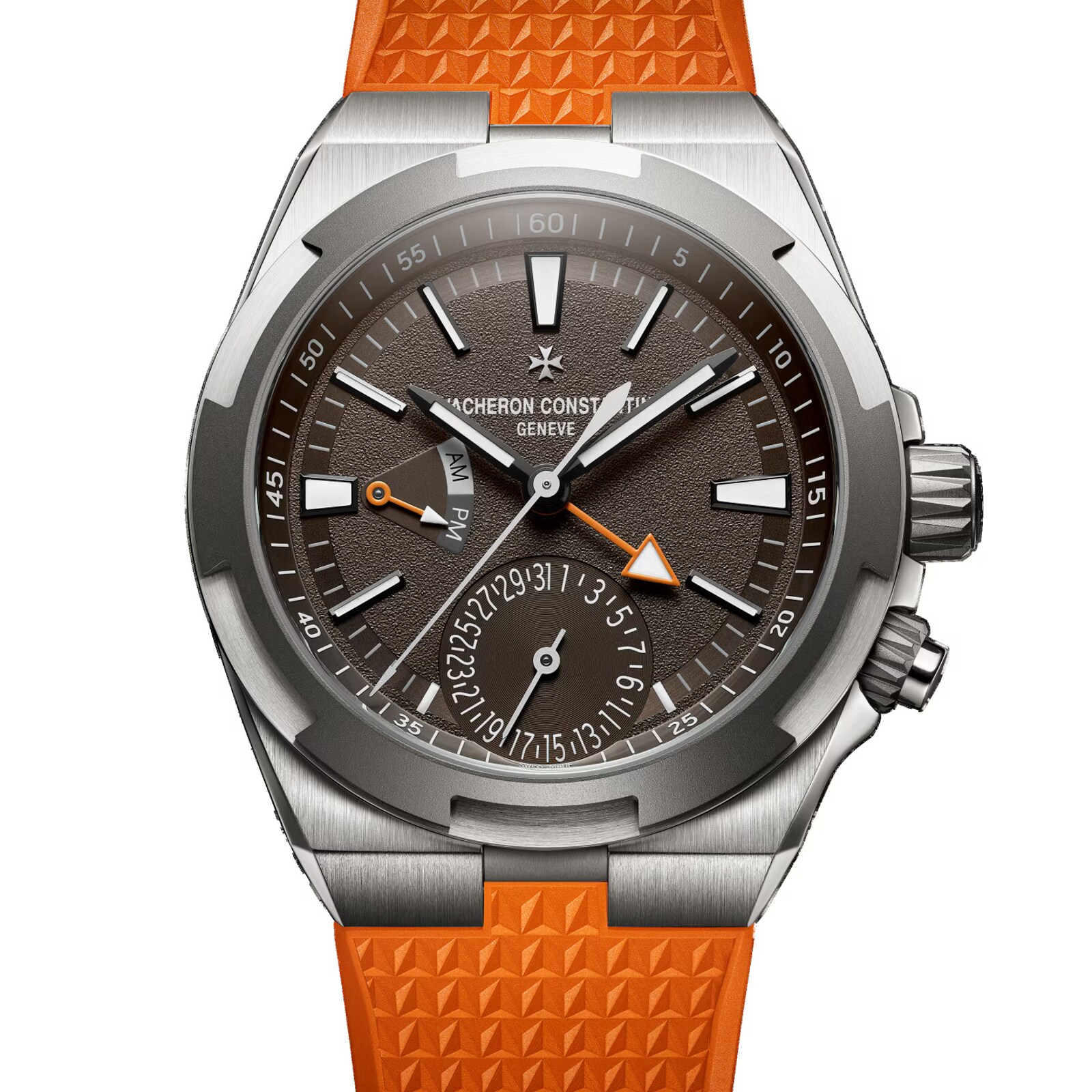 Vacheron Constantin Overseas Dual Time 41mm Mens Watch Brown
