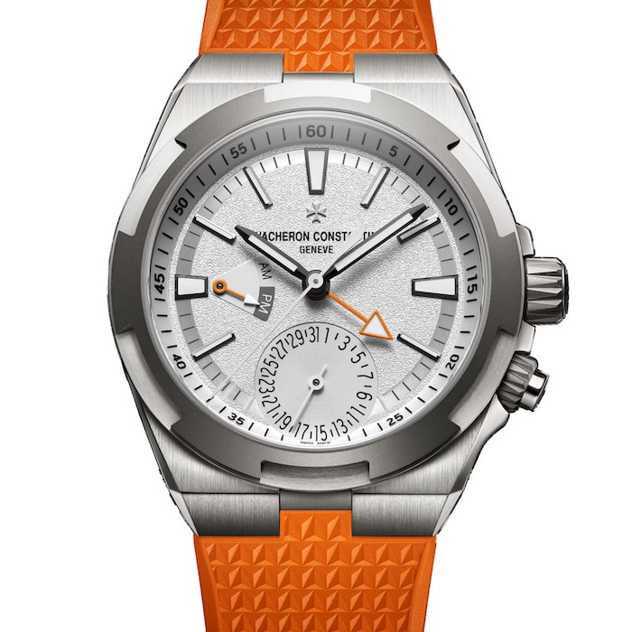 Vacheron Constantin Overseas Dual Time 41mm Mens Watch White