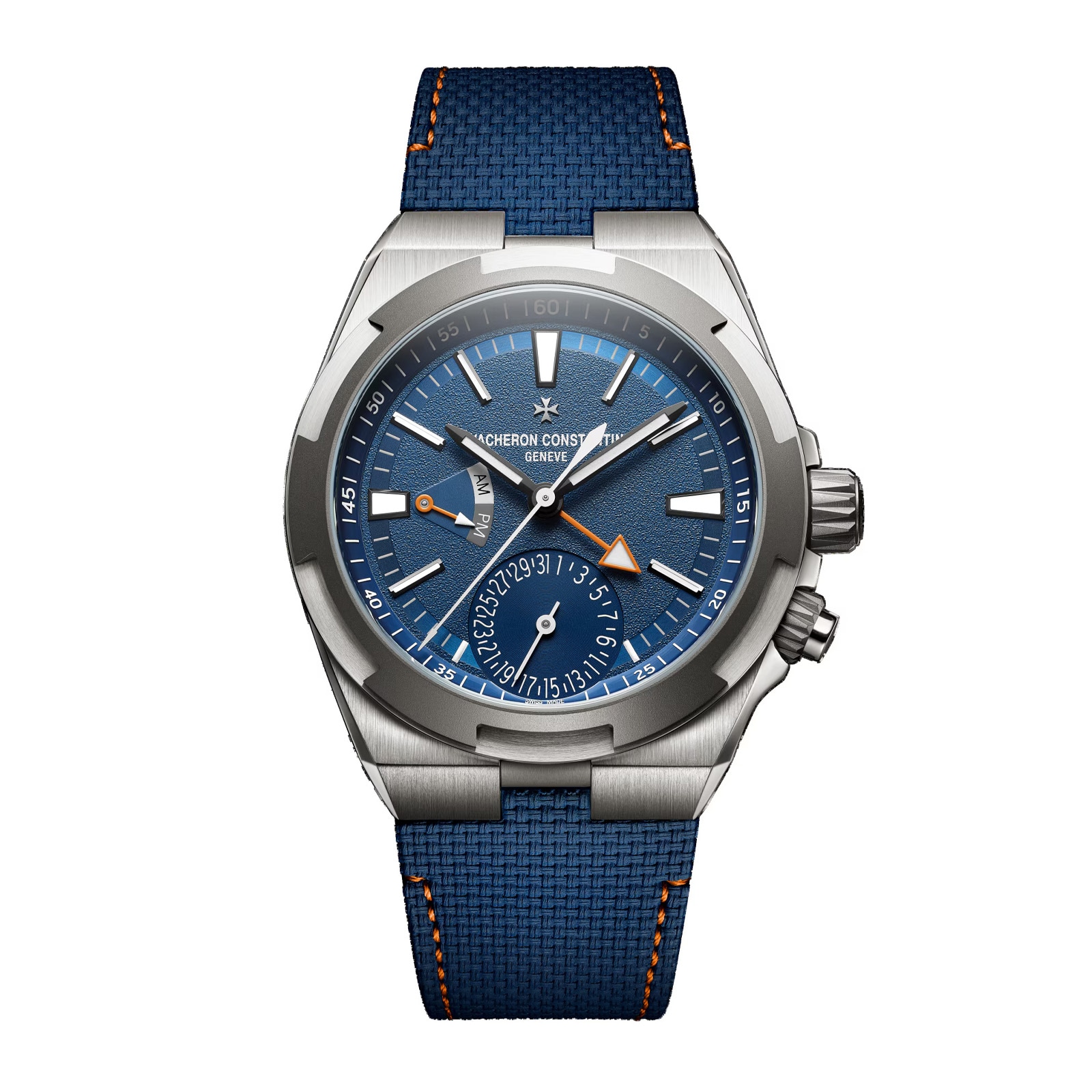 Vacheron Constantin Overseas Dual Time 41mm Mens Watch Blue