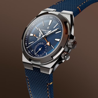 Vacheron Constantin Overseas Dual Time 41mm Mens Watch Blue