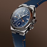 Vacheron Constantin Overseas Dual Time 41mm Mens Watch Blue