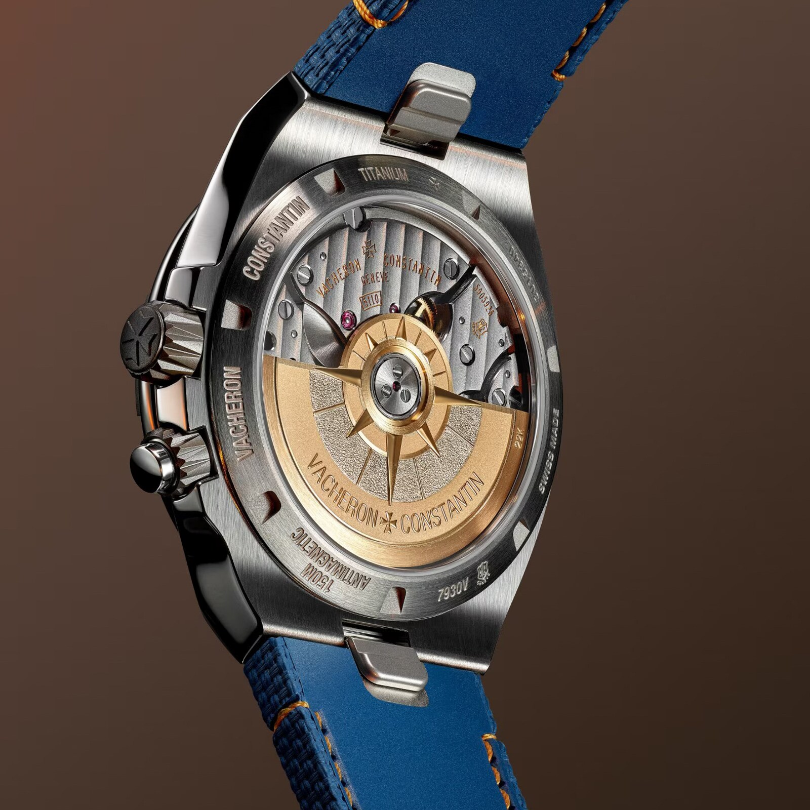Vacheron Constantin Overseas Dual Time 41mm Mens Watch Blue
