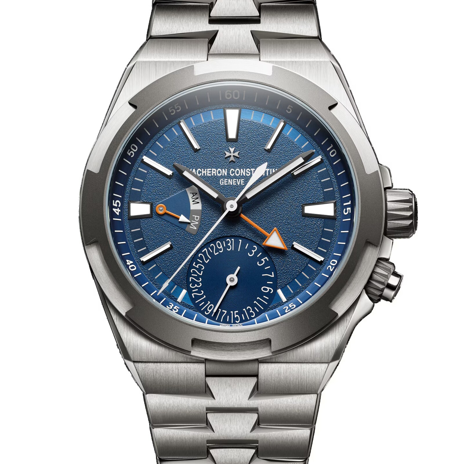 Vacheron Constantin Overseas Dual Time 41mm Mens Watch Blue